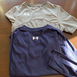 Boys Under Armour shirts